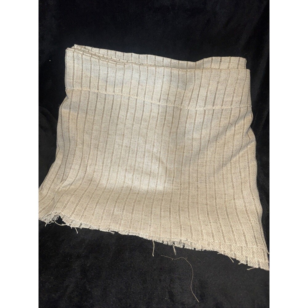5 Country Pinstripe Weave Fabric Melford Stripe Natural Valences 49.5X16"